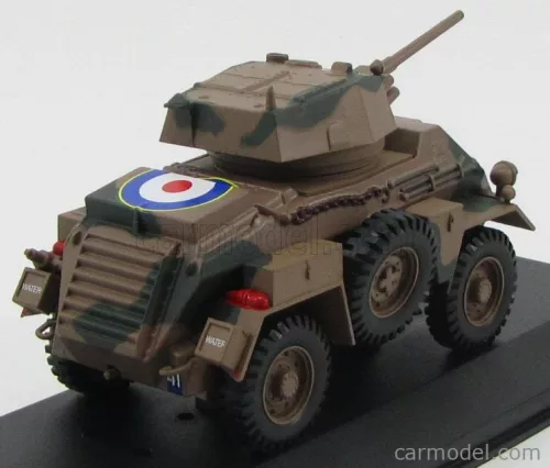 HUMBER  TANK MK.IV 8th INFANTRY DIVISION INDIA SANGRO RIVER ITALY 1943 - DAMAGE DISPLAY BOX  MILITARY CAMOUFLAGE