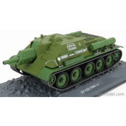   TANK  SU-122 CY-122 CARRO ARMATO 1943 - DAMAGE BLISTER BOX  MILITARY GREEN