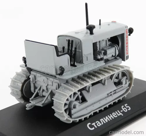 STALINETS  65 TRACTOR CINGOLATO 1937 - DAMAGE BLISTER BOX  LIGHT GREY