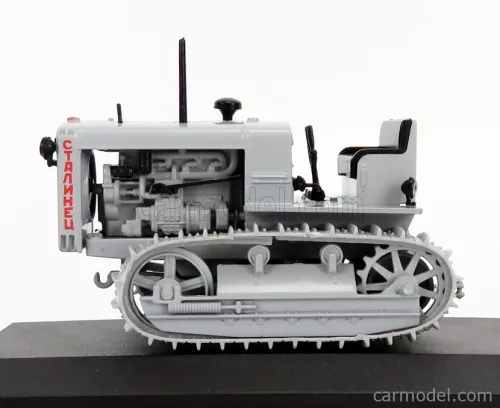 STALINETS  65 TRACTOR CINGOLATO 1937 - DAMAGE BLISTER BOX  LIGHT GREY