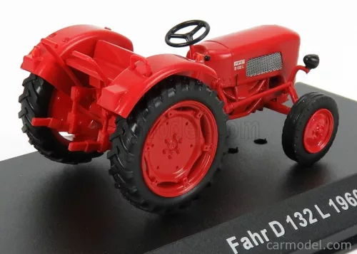 FAHR  D132L TRACTOR GERMANY 1960 - DAMAGE BLISTER BOX  RED