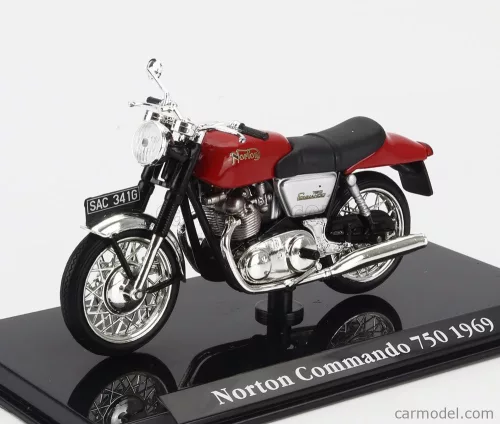 NORTON  COMMANDO 750 1969  RED BLACK