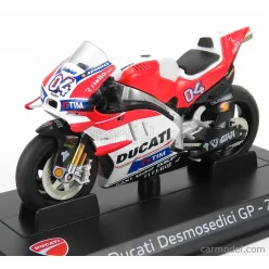   DUCATI  GP16 TEAM DUCATI N 4 SEASON MOTOGP 2016 ANDREA DOVIZIOSO - DAMAGE DISPLAY BOX  RED WHITE
