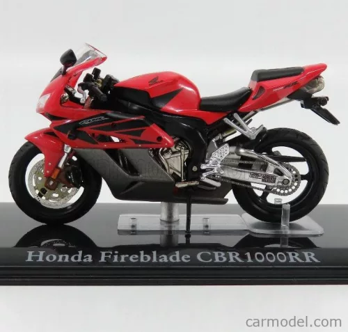 HONDA  CBR 1000RR FIREBLADE - DAMAGE DISPLAY BOX  RED BLACK
