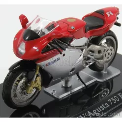 MV AGUSTA  750 F4 - DAMAGE DISPLAY BOX  RED SILVER