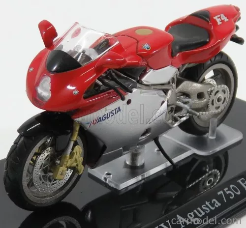 MV AGUSTA  750 F4 - DAMAGE DISPLAY BOX  RED SILVER