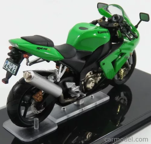 KAWASAKI  NINJA ZX-10R - DAMAGE DISPLAY BOX  GREEN BLACK