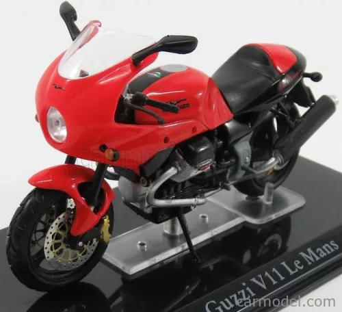 MOTO GUZZI  V11 LE MANS - DAMAGE DISPLAY BOX  RED