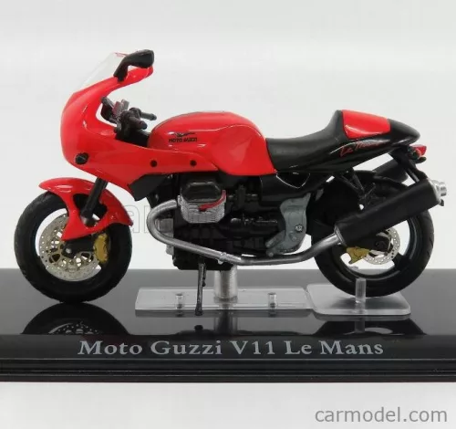 MOTO GUZZI  V11 LE MANS - DAMAGE DISPLAY BOX  RED