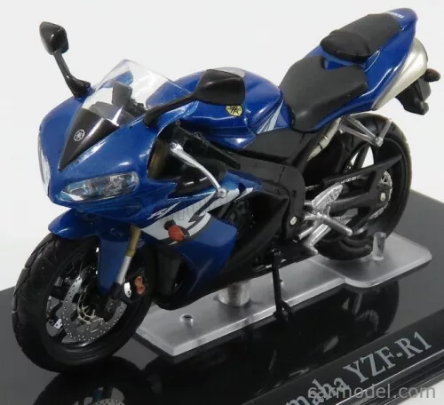 YAMAHA  YZF-R1 - DAMAGE DISPLAY BOX  BLUE MET