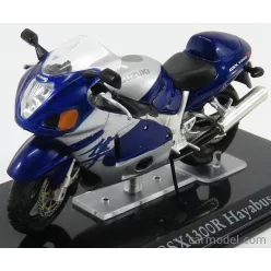   SUZUKI  GSX1300R HAYABUSA - DAMAGE DISPLAY BOX  BLUE MET SILVER