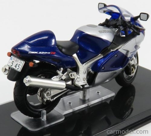 SUZUKI  GSX1300R HAYABUSA - DAMAGE DISPLAY BOX  BLUE MET SILVER