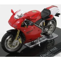 DUCATI  998R - DAMAGE DISPLAY BOX  RED WHITE