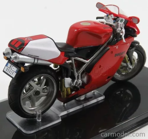 DUCATI  998R - DAMAGE DISPLAY BOX  RED WHITE