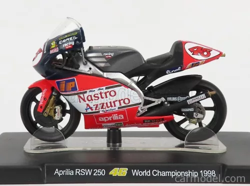 APRILIA  RSW 250cc N 46 SEASON 1998 VALENTINO ROSSI  RED WHITE BLACK