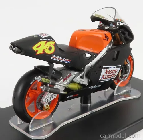 HONDA  NSR500 TEAM NASTRO AZZURRO N 46 TEST VALENCIA 2000 VALENTINO ROSSI  BLACK ORANGE