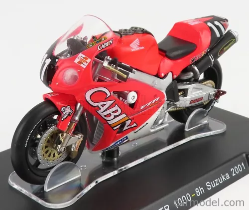 HONDA  VTR1000 TEAM CABIN  HONDA N 11 WINNER 8h SUZUKA 2001 VALENTINO ROSSI  RED WHITE