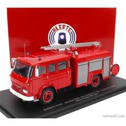   SAVIEM  SM7 DOUBLE CABINE TANKER TRUCK SAPEURS POMPIERS ROCHER FPT 28 EURE-ET-LOIR 1976  RED