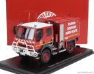 RENAULT  MIDLUM TANKER TRUCK CDHR SDIS 59 CAMION DEVIDOIR HORS ROUTE SAPEURS POMPIERS 2007  RED YELLOW