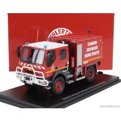   RENAULT  MIDLUM TANKER TRUCK CDHR SDIS 59 CAMION DEVIDOIR HORS ROUTE SAPEURS POMPIERS 2007  RED YELLOW
