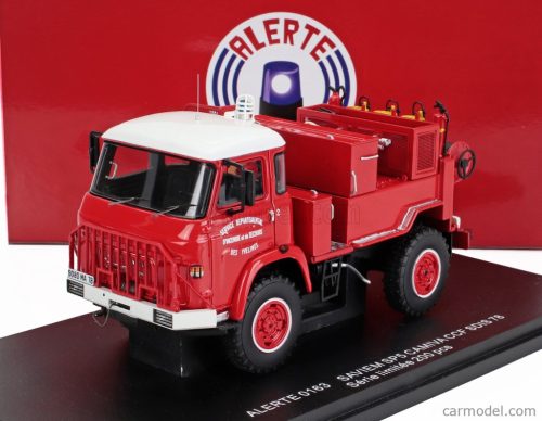 SAVIEM  SM5 CAMIVA TANKER TRUCK CCF SDIS 78 SAPEURS POMPIERS 1976  RED WHITE