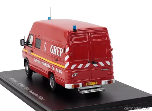 IVECO FIAT  TURBO DAILY 49-10 VAN TIB GREP BSPP SAPEURS POMPIERS DE PARIS 1996  RED WHITE