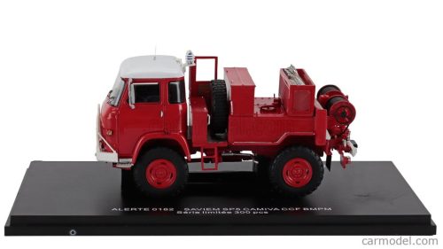 SAVIEM  SP5 CAMIVA TANKER TRUCK CCF BMPM SAPEURS POMPIERS 1976  RED WHITE