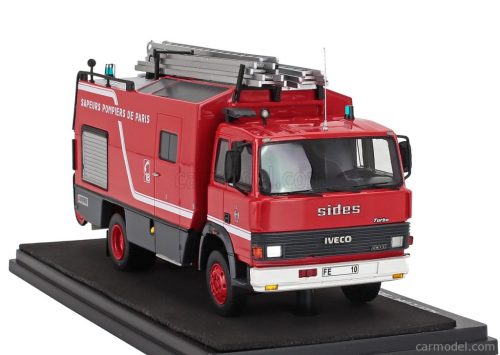 IVECO FIAT  135-17 TANKER TRUCK SIDES FE10 BSPP SAPEURS POMPIERS DE PARIS 1986  RED GREY