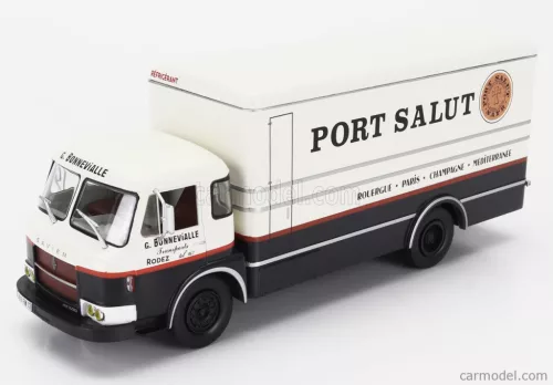 SAVIEM  WITHOUT CARD BOX - SENZA SCATOLA - JM200 TRUCK G.BONNEVIALLE TRANSPORTS PORT SALUT 2-ASSI 1963  CREAM BLACK