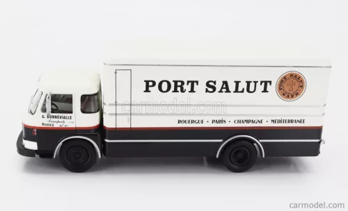 SAVIEM  WITHOUT CARD BOX - SENZA SCATOLA - JM200 TRUCK G.BONNEVIALLE TRANSPORTS PORT SALUT 2-ASSI 1963  CREAM BLACK