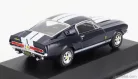 FORD USA  MUSTANG SHELBY GT500 COUPE 1967 - CON VETRINA - WITH SHOWCASE  BLUE WHITE