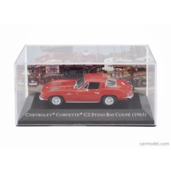   CHEVROLET  CORVETTE STINGRAY C2 COUPE 1963 - CON VETRINA - WITH SHOWCASE  RED