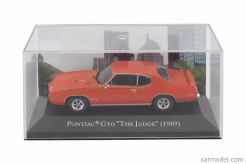 PONTIAC  GTO THE JUDGE COUPE 1969 - CON VETRINA - WITH SHOWCASE  RED