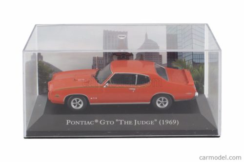PONTIAC  GTO THE JUDGE COUPE 1969 - CON VETRINA - WITH SHOWCASE  RED