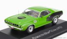 PLYMOUTH  HEMI CUDA COUPE 1971 - CON VETRINA - WITH SHOWCASE  GREEN BLACK