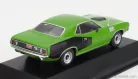PLYMOUTH  HEMI CUDA COUPE 1971 - CON VETRINA - WITH SHOWCASE  GREEN BLACK