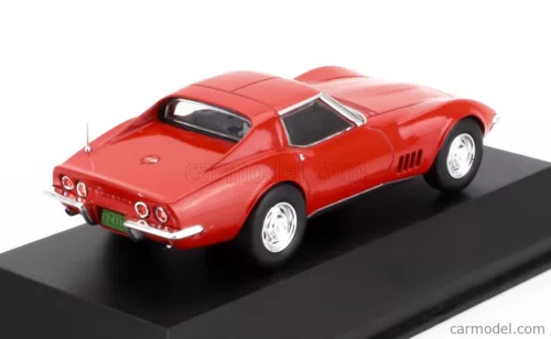 CHEVROLET  CORVETTE C3 COUPE 1968 - CON VETRINA - WITH SHOWCASE  RED
