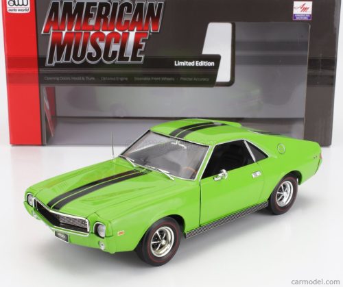 AMC  AMX COUPE 1969  GREEN BLACK