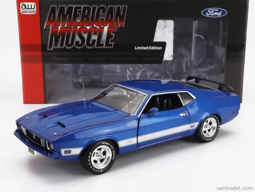 FORD USA  MUSTANG RUSHER MACH-1 1973  BLUE MET