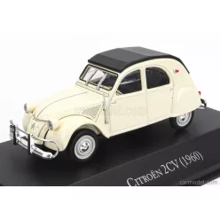 CITROEN  2CV CLOSED ROOF 1960  WHITE BLACK