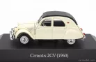 CITROEN  2CV CLOSED ROOF 1960  WHITE BLACK