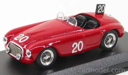 FERRARI  166MM 2.0L V12 N 20 WINNER SPA FRANCORCHAMPS 1949 L.CHINETTI - J.LUCAS  RED