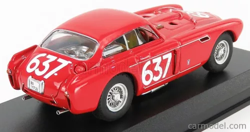 FERRARI  340 MEXICO N 637 MILLE MIGLIA 1952 E.CASTELLOTTI - G.REGOSA  RED