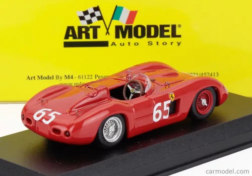 FERRARI  500TR s/n.0652 N 451 4th MONZA SUPERCORTEMAGGIORE GP 1956 OLIVIER GENDEBIEN - ALFONSO DE PORTAGO -  RED