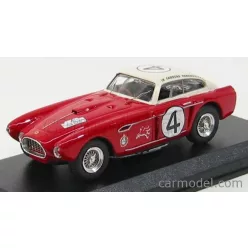   FERRARI  340 MEXICO ch.0222 VIGNALE COUPE N 4 CARRERA PANAMERICANA 1953 P.HILL - R.GINTHER  RED WHITE