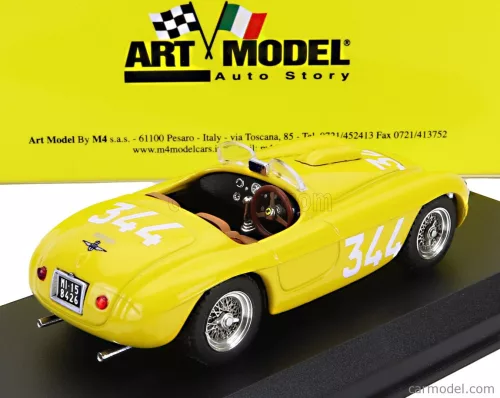 FERRARI  166 MM N 344 MILLE MIGLIA 1951 A.PALMER - Z.FERRAVAZZI  YELLOW