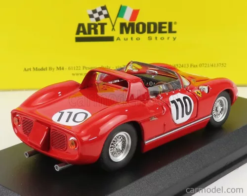 FERRARI  250P  ch.0812  N 110 WINNER 1000 Km NURBURGRING 1963  J.SURTEES - W.MAIRESSE  RED