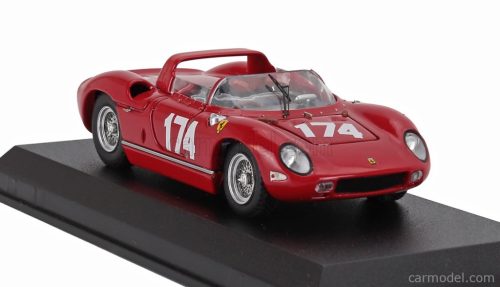FERRARI  250P SPIDER s/n0810 N 174 TARGA FLORIO 1963 MIKE PARKES - JOHN SURTEES  RED