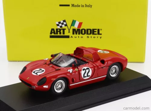 FERRARI  275P SPIDER ch.0820 TEAM SEFAC FERRARI N 22 WINNER 12h SEBRING 1964 MICHEAL PARKES - UMBERTO MAGLIOLI  RED