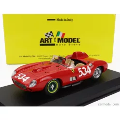   FERRARI  335S SPIDER TEAM SCUDERIA FERRARI N 534 MILLE MIGLIA 1957 PETER COLLINS - LOUIS KLEMENTASKI  RED